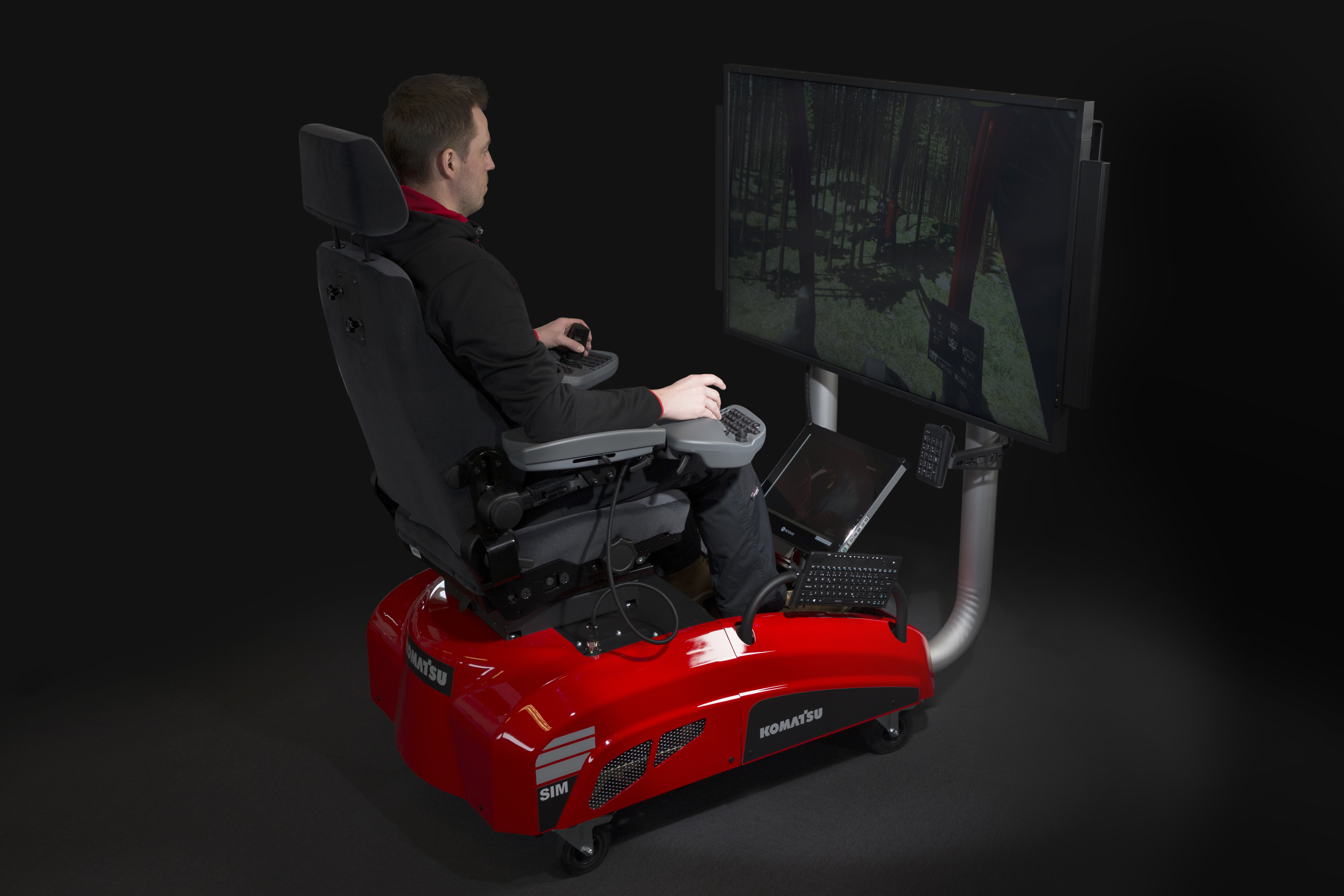 Simulador Komatsu KF500