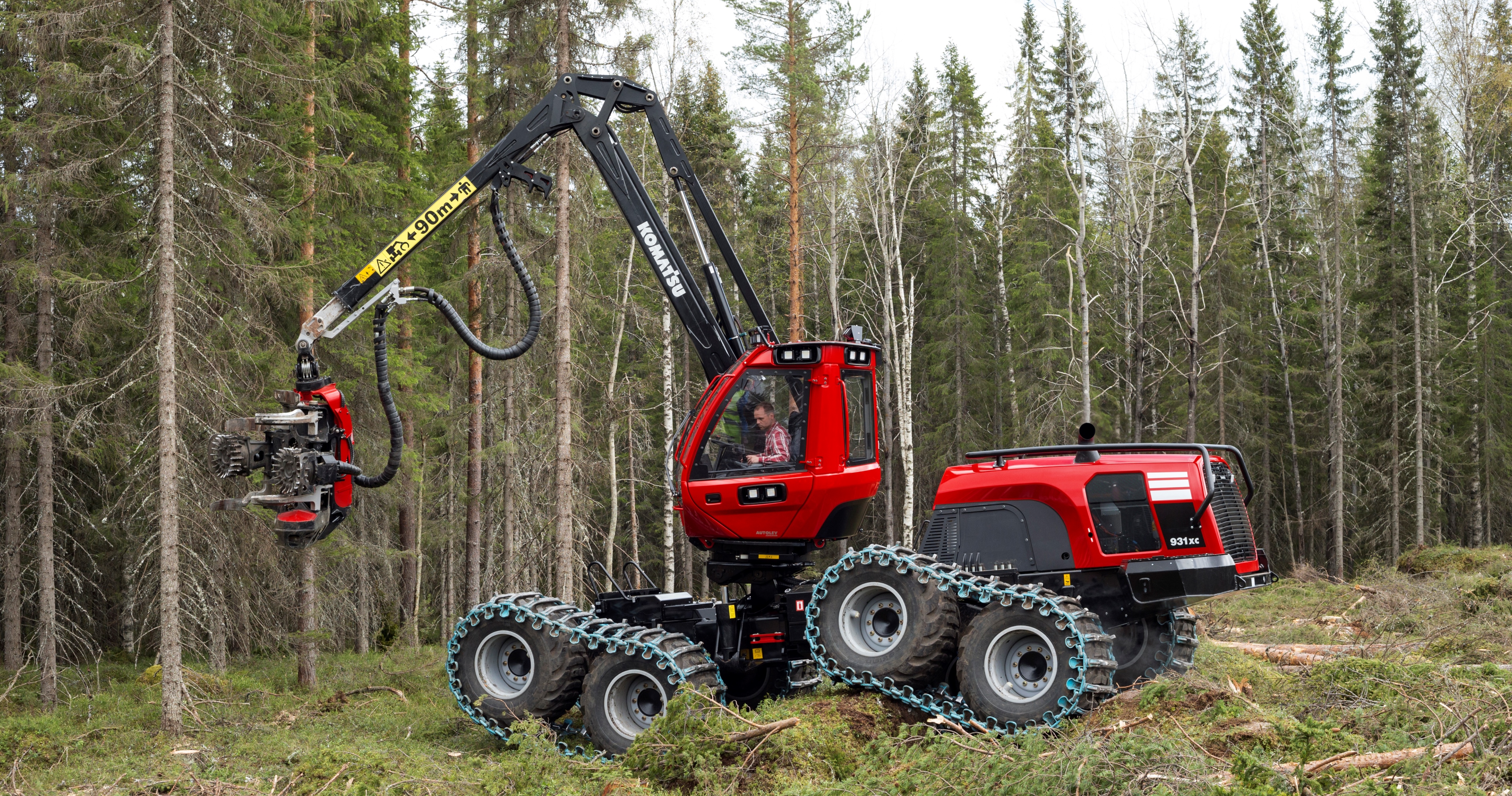 New harvester with eight wheels done right